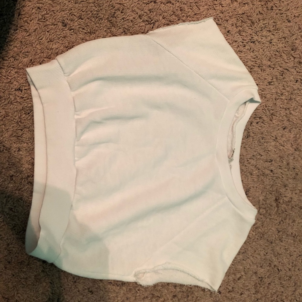 White Crop Top